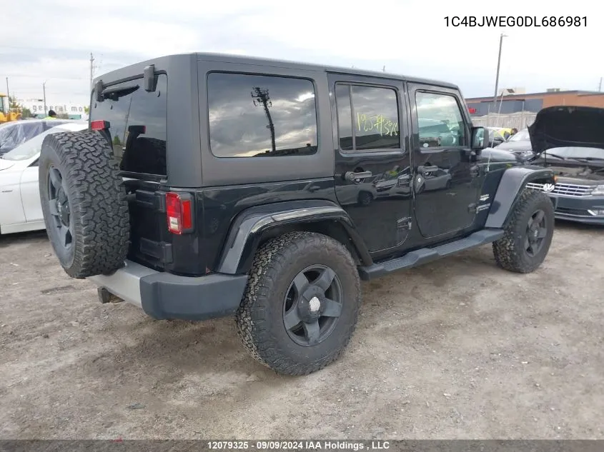 1C4BJWEG0DL686981 2013 Jeep Tj