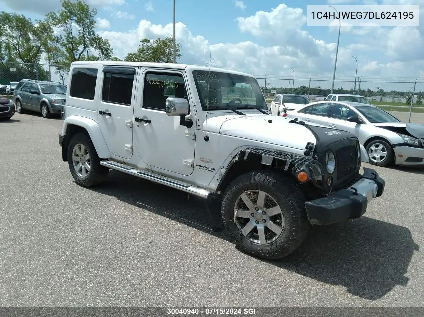 1C4HJWEG7DL624195 2013 Jeep Wrangler Unlimited Sahara