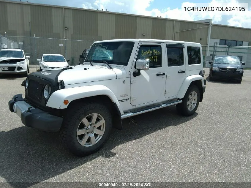 1C4HJWEG7DL624195 2013 Jeep Wrangler Unlimited Sahara