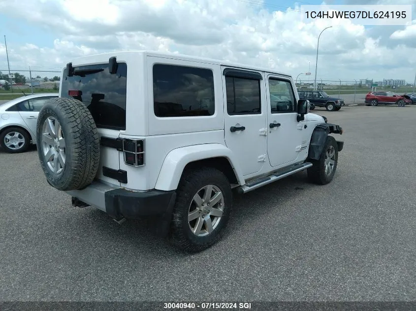 1C4HJWEG7DL624195 2013 Jeep Wrangler Unlimited Sahara