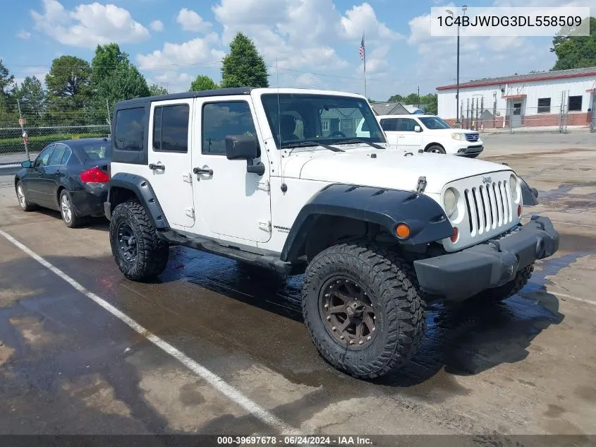 1C4BJWDG3DL558509 2013 Jeep Wrangler Unlimited Sport