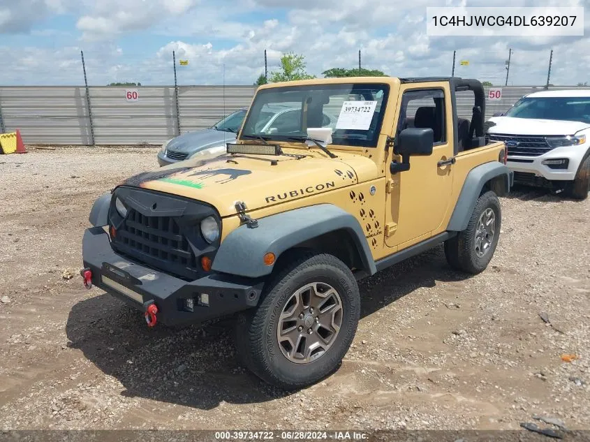 2013 Jeep Wrangler Rubicon VIN: 1C4HJWCG4DL639207 Lot: 39734722