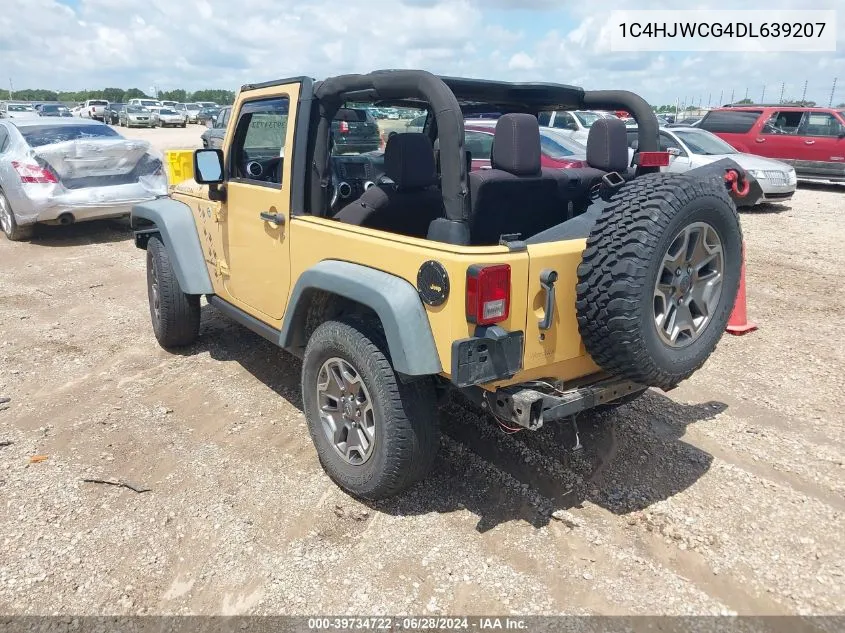 2013 Jeep Wrangler Rubicon VIN: 1C4HJWCG4DL639207 Lot: 39734722