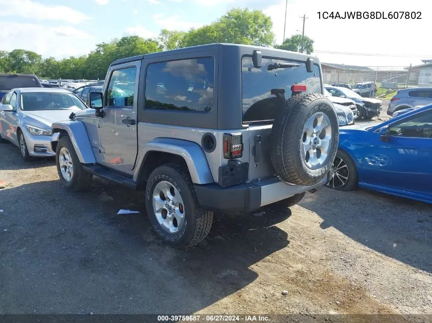 1C4AJWBG8DL607802 2013 Jeep Wrangler Sahara