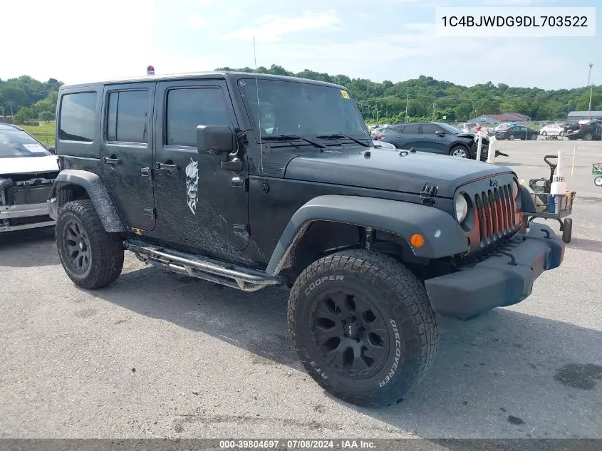 1C4BJWDG9DL703522 2013 Jeep Wrangler Unlimited Sport