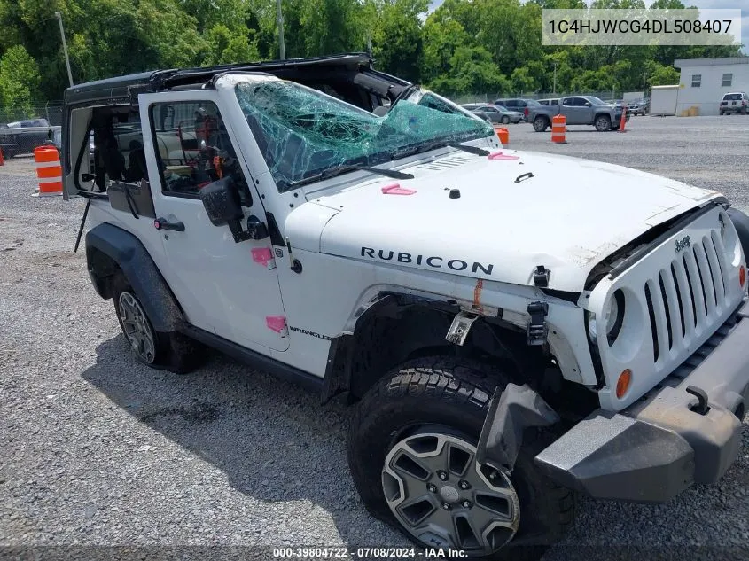 2013 Jeep Wrangler Rubicon VIN: 1C4HJWCG4DL508407 Lot: 39804722