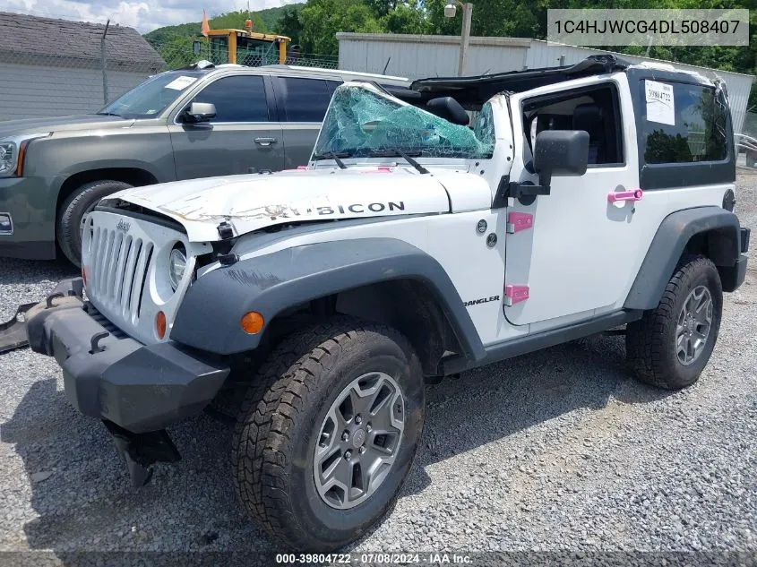 1C4HJWCG4DL508407 2013 Jeep Wrangler Rubicon