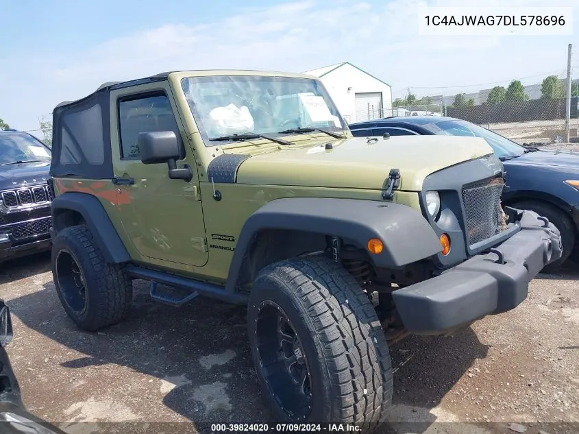 1C4AJWAG7DL578696 2013 Jeep Wrangler Sport