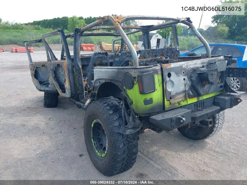 2013 Jeep Wrangler Unlimited Sport VIN: 1C4BJWDG6DL516075 Lot: 39824332