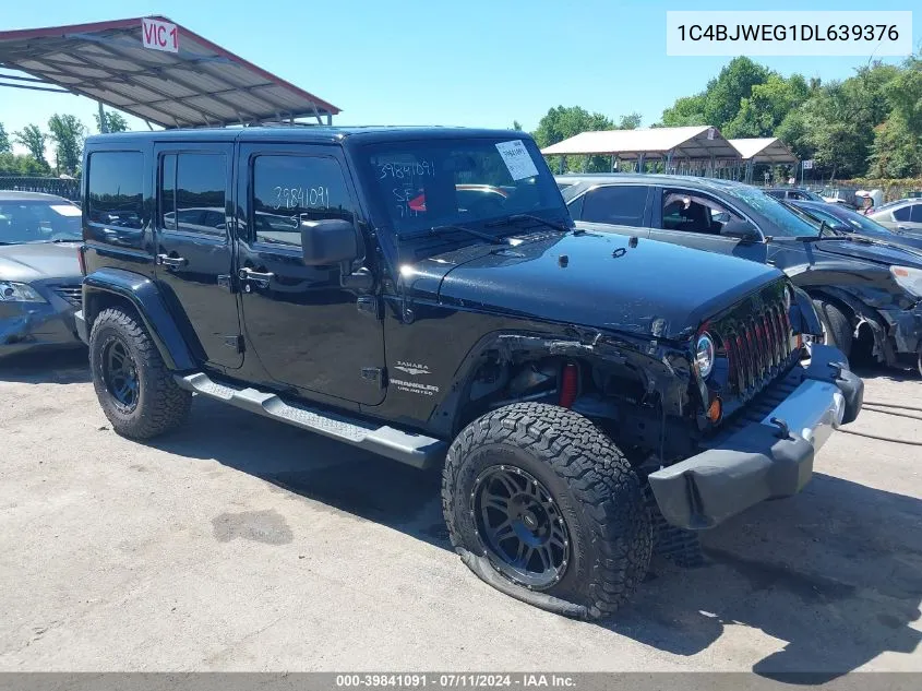 1C4BJWEG1DL639376 2013 Jeep Wrangler Unlimited Sahara