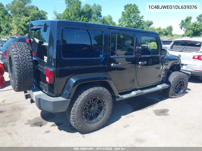 2013 Jeep Wrangler Unlimited Sahara VIN: 1C4BJWEG1DL639376 Lot: 39841091