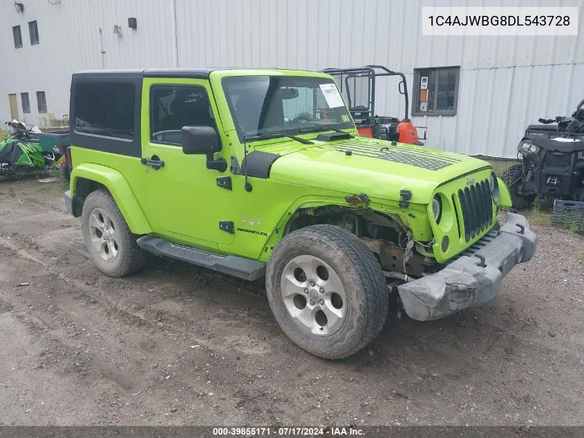 1C4AJWBG8DL543728 2013 Jeep Wrangler Sahara