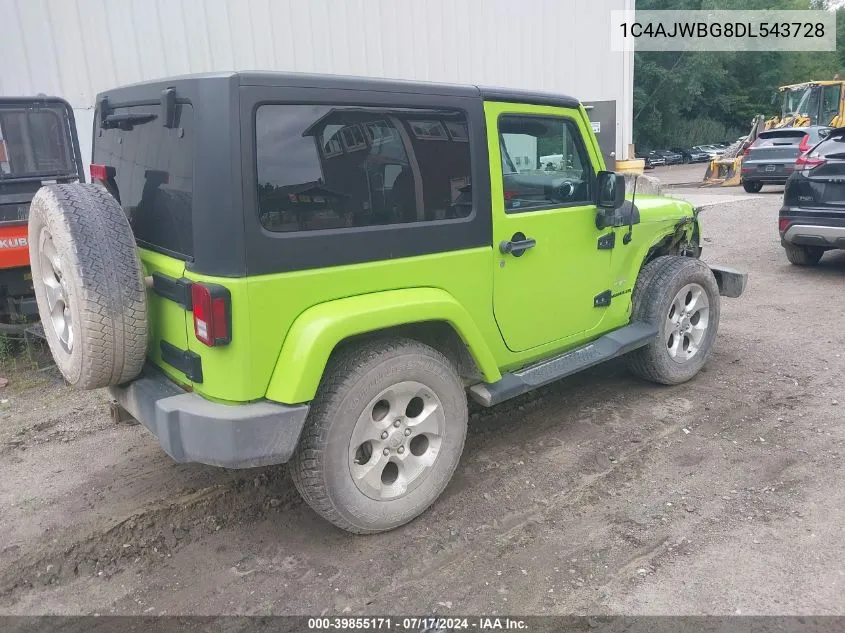 1C4AJWBG8DL543728 2013 Jeep Wrangler Sahara