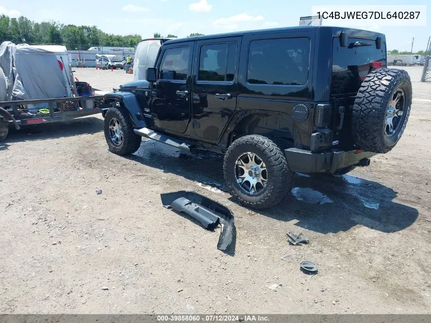 1C4BJWEG7DL640287 2013 Jeep Wrangler Unlimited Sahara