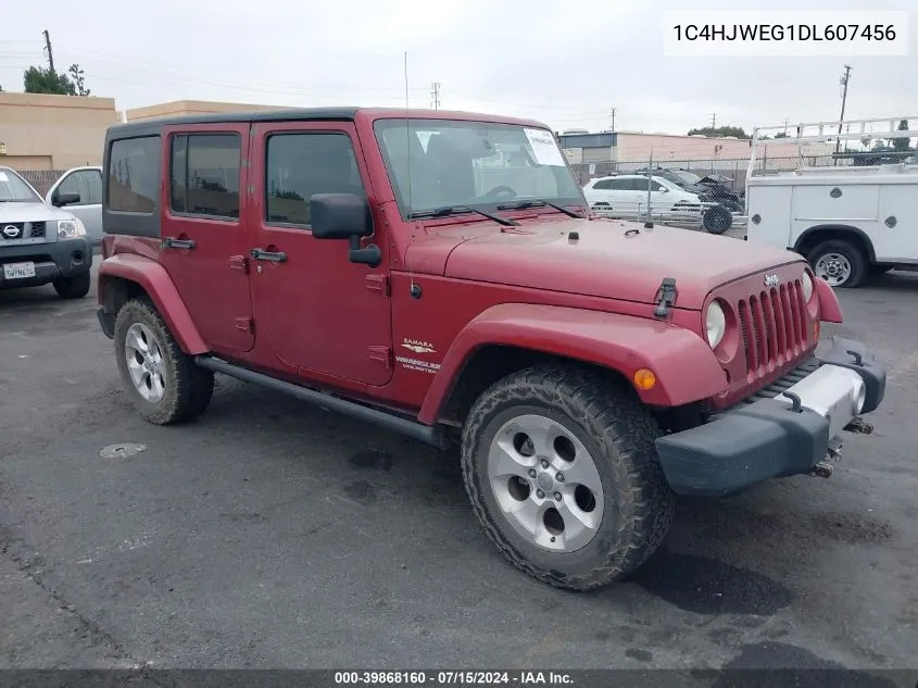 2013 Jeep Wrangler Unlimited Sahara VIN: 1C4HJWEG1DL607456 Lot: 39868160