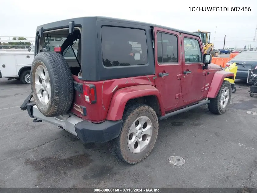 1C4HJWEG1DL607456 2013 Jeep Wrangler Unlimited Sahara