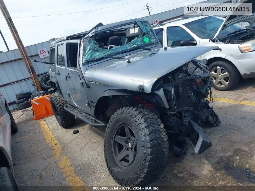 1C4HJWDG6DL686835 2013 Jeep Wrangler Unlimited Sport