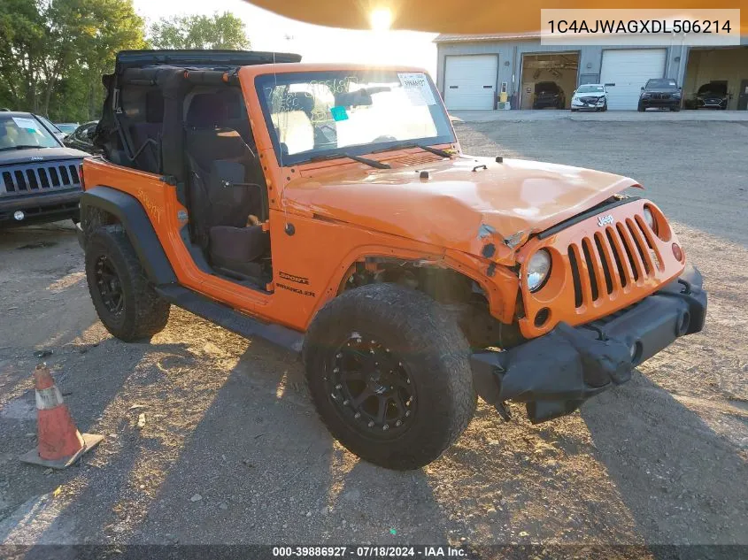 2013 Jeep Wrangler Sport VIN: 1C4AJWAGXDL506214 Lot: 39886927