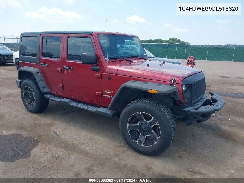 2013 Jeep Wrangler Unlimited Sahara VIN: 1C4HJWEG9DL515320 Lot: 39898369