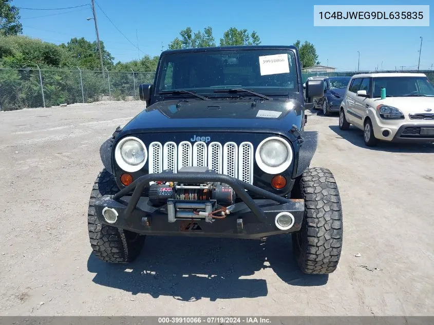 2013 Jeep Wrangler Unlimited Sahara VIN: 1C4BJWEG9DL635835 Lot: 39910066