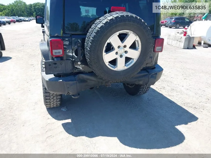 2013 Jeep Wrangler Unlimited Sahara VIN: 1C4BJWEG9DL635835 Lot: 39910066