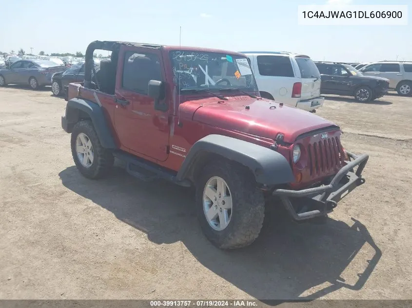 2013 Jeep Wrangler Sport VIN: 1C4AJWAG1DL606900 Lot: 39913757