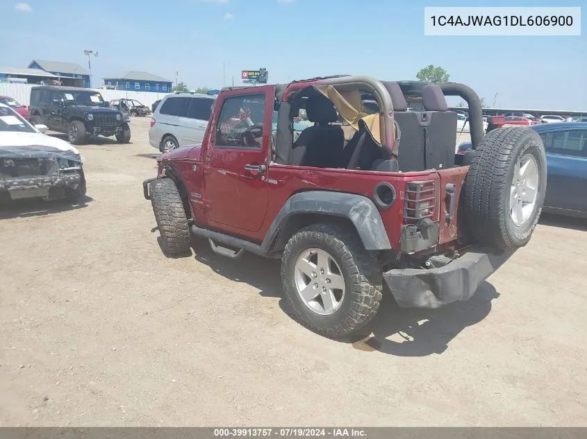 1C4AJWAG1DL606900 2013 Jeep Wrangler Sport