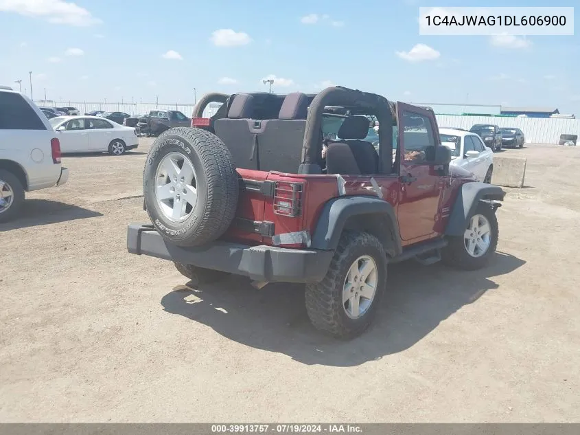 1C4AJWAG1DL606900 2013 Jeep Wrangler Sport