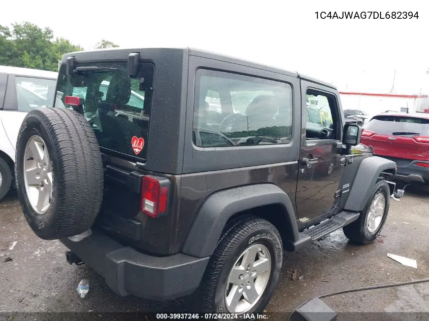 2013 Jeep Wrangler Sport VIN: 1C4AJWAG7DL682394 Lot: 39937246