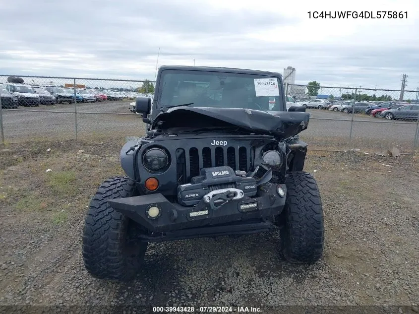 2013 Jeep Wrangler Unlimited Rubicon VIN: 1C4HJWFG4DL575861 Lot: 39943428