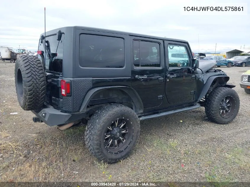 2013 Jeep Wrangler Unlimited Rubicon VIN: 1C4HJWFG4DL575861 Lot: 39943428