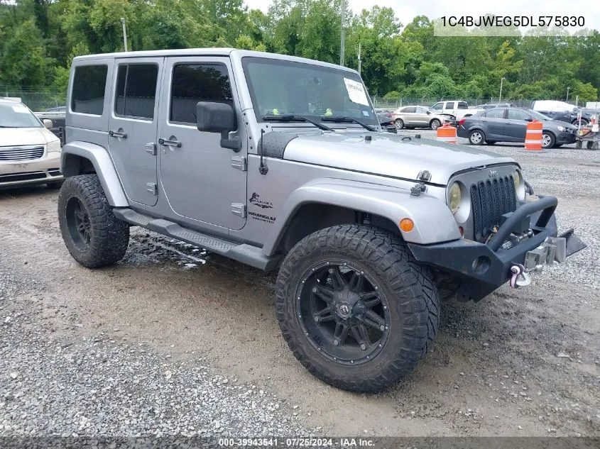 1C4BJWEG5DL575830 2013 Jeep Wrangler Unlimited Sahara