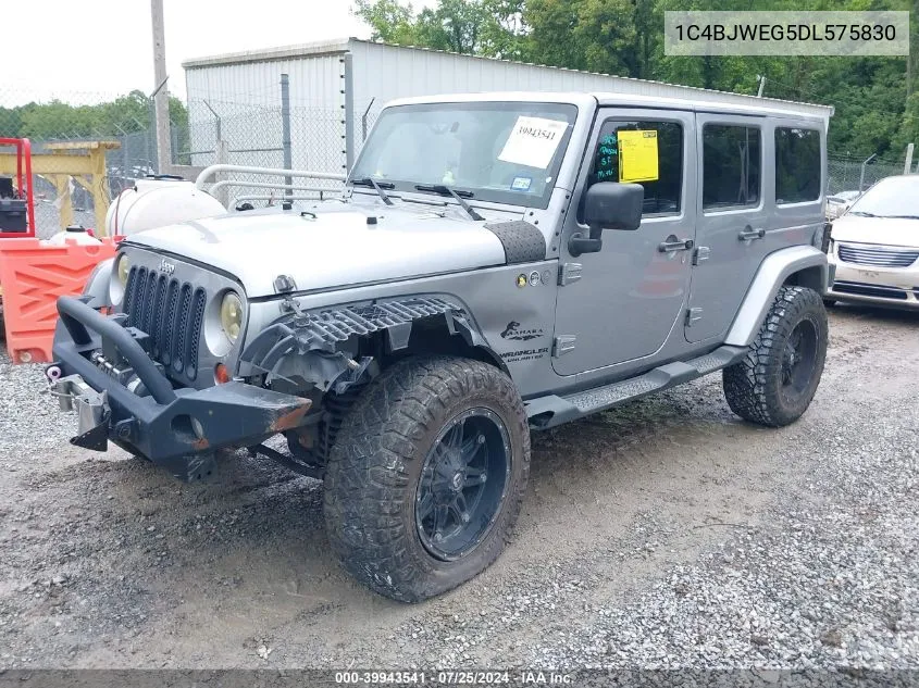 1C4BJWEG5DL575830 2013 Jeep Wrangler Unlimited Sahara