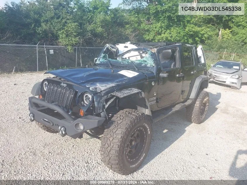 1C4BJWDG3DL545338 2013 Jeep Wrangler Unlimited Sport