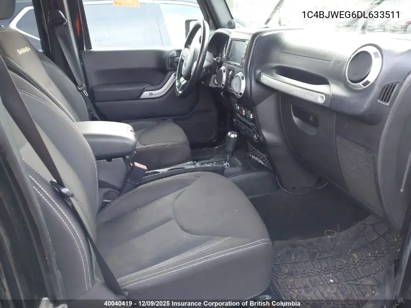 1C4BJWEG6DL633511 2013 Jeep Wrangler Unlimited Sahara