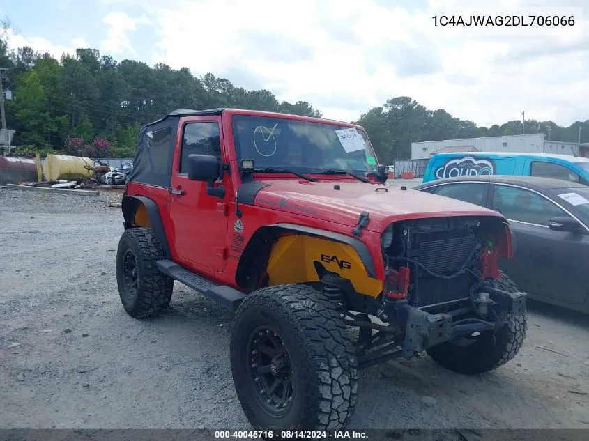 1C4AJWAG2DL706066 2013 Jeep Wrangler Sport