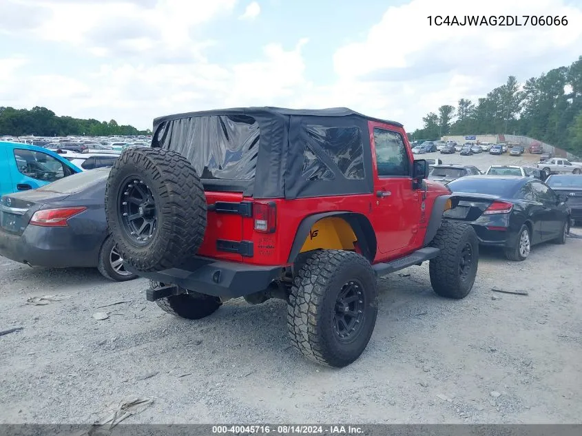 1C4AJWAG2DL706066 2013 Jeep Wrangler Sport