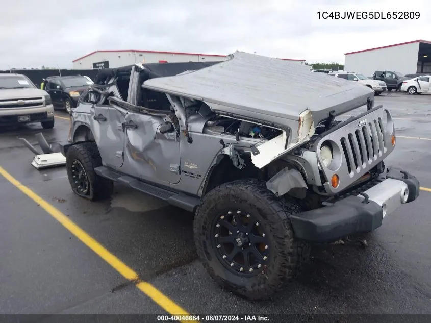 1C4BJWEG5DL652809 2013 Jeep Wrangler Unlimited Sahara