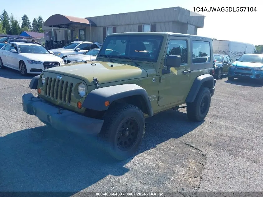 2013 Jeep Wrangler Sport VIN: 1C4AJWAG5DL557104 Lot: 40066439