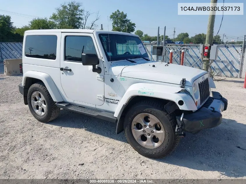 1C4AJWBG3DL537173 2013 Jeep Wrangler Sahara