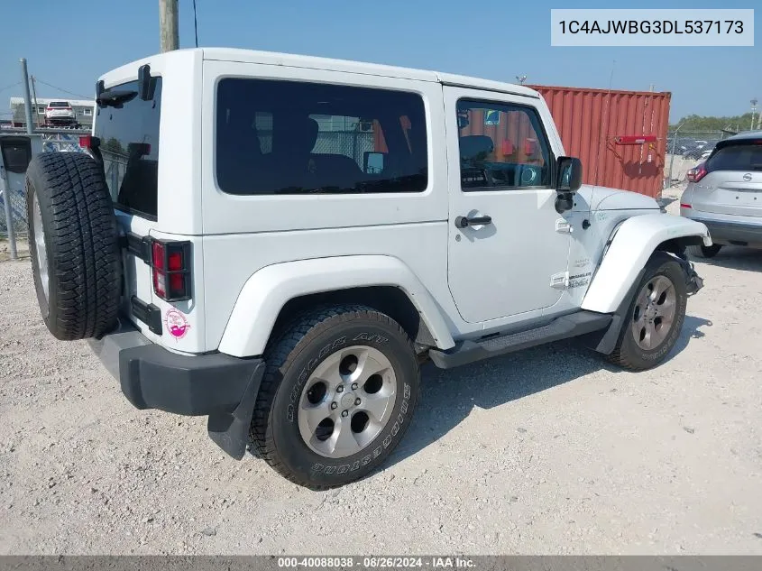 1C4AJWBG3DL537173 2013 Jeep Wrangler Sahara