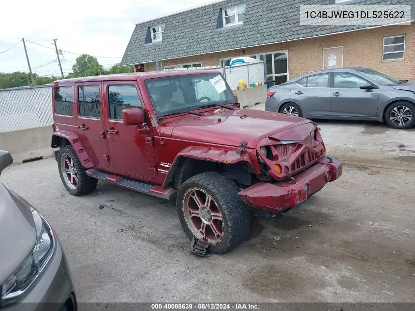 1C4BJWEG1DL525622 2013 Jeep Wrangler Unlimited Sahara