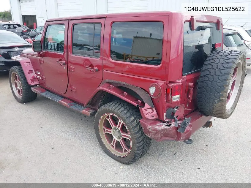 2013 Jeep Wrangler Unlimited Sahara VIN: 1C4BJWEG1DL525622 Lot: 40088639