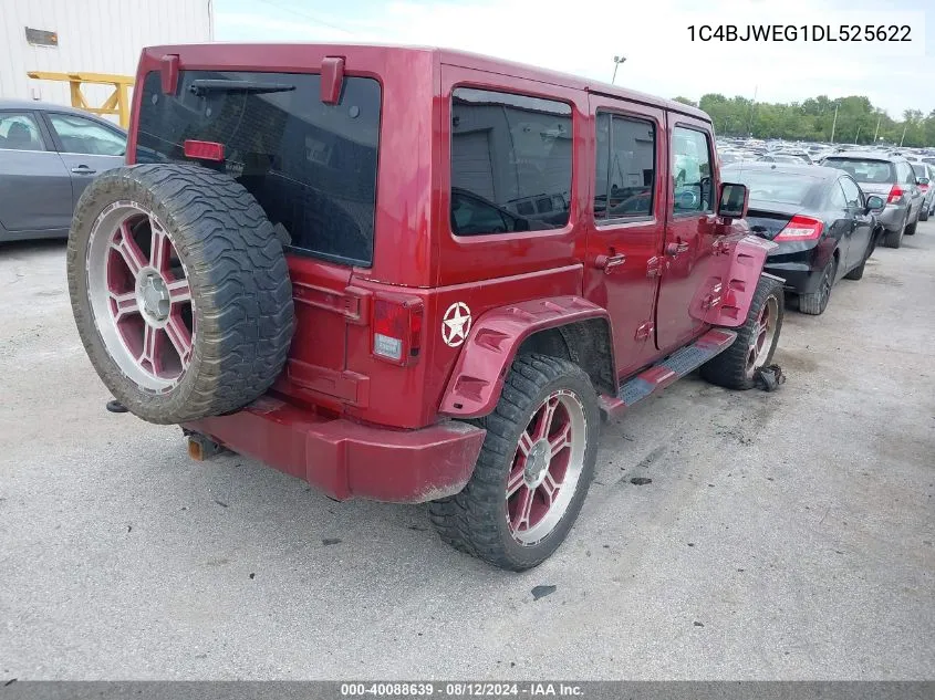 1C4BJWEG1DL525622 2013 Jeep Wrangler Unlimited Sahara