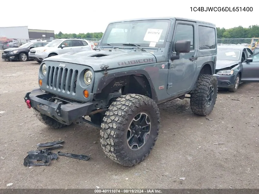 1C4BJWCG6DL651400 2013 Jeep Wrangler Rubicon 10Th Anniversary