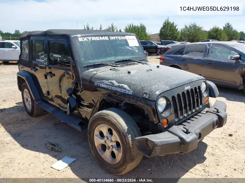 2013 Jeep Wrangler Unlimited Sahara VIN: 1C4HJWEG5DL629198 Lot: 40134660