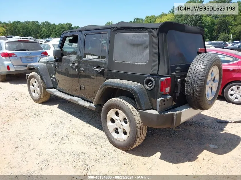 1C4HJWEG5DL629198 2013 Jeep Wrangler Unlimited Sahara