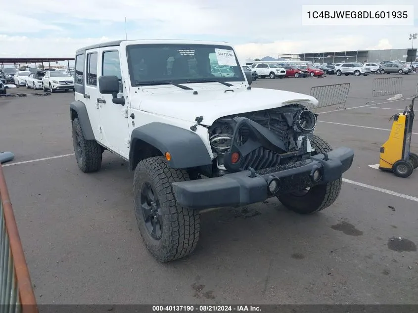 2013 Jeep Wrangler Unlimited Sahara VIN: 1C4BJWEG8DL601935 Lot: 40137190