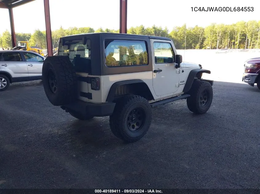 1C4AJWAG0DL684553 2013 Jeep Wrangler Sport