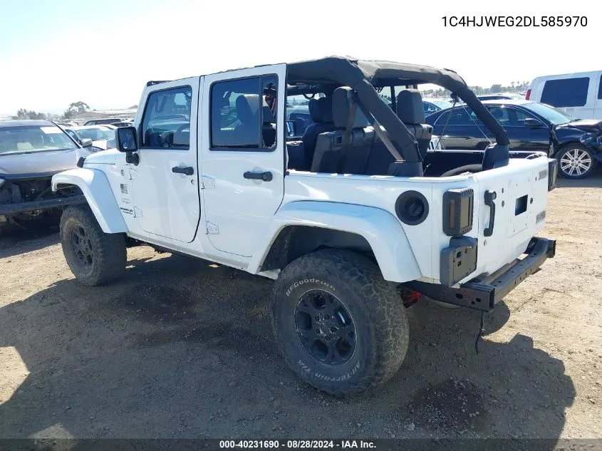 1C4HJWEG2DL585970 2013 Jeep Wrangler Unlimited Sahara